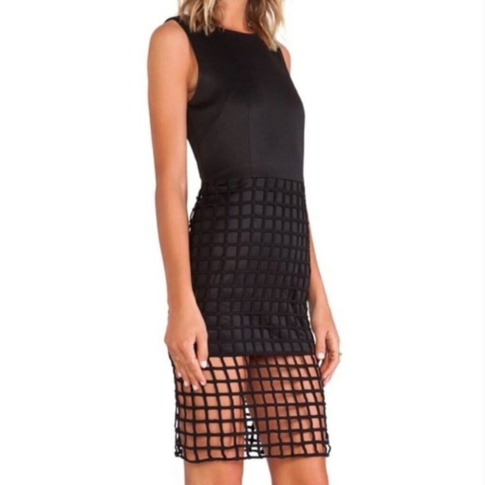 J.O.A. JOA Los Angeles Cage Detail Black Dress NWTs size small